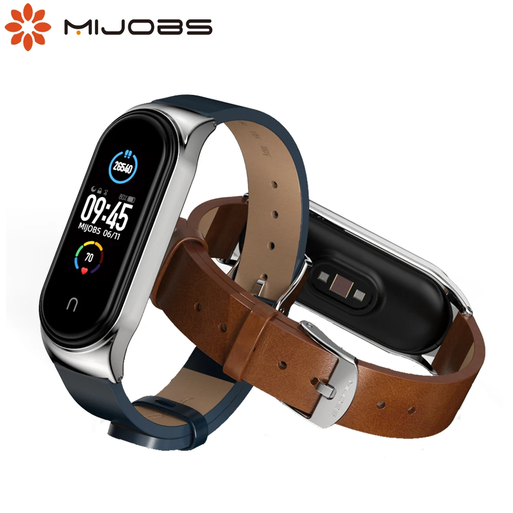 Mi Band 5 Strap PU Leather Correa Bracelet for Xiaomi Mi Smart Band 5 Mi Bend 4 Opaska Mi Band 3 Xiami Miband Wristband Pulseira