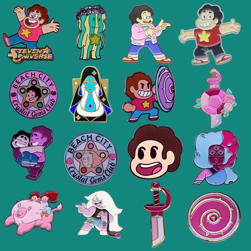 Steven Quartz Universe Enamel Pins Brooch Collecting Boy Lapel Badges Men Women Fashion Jewelry Gifts Adorn Backpack Collar