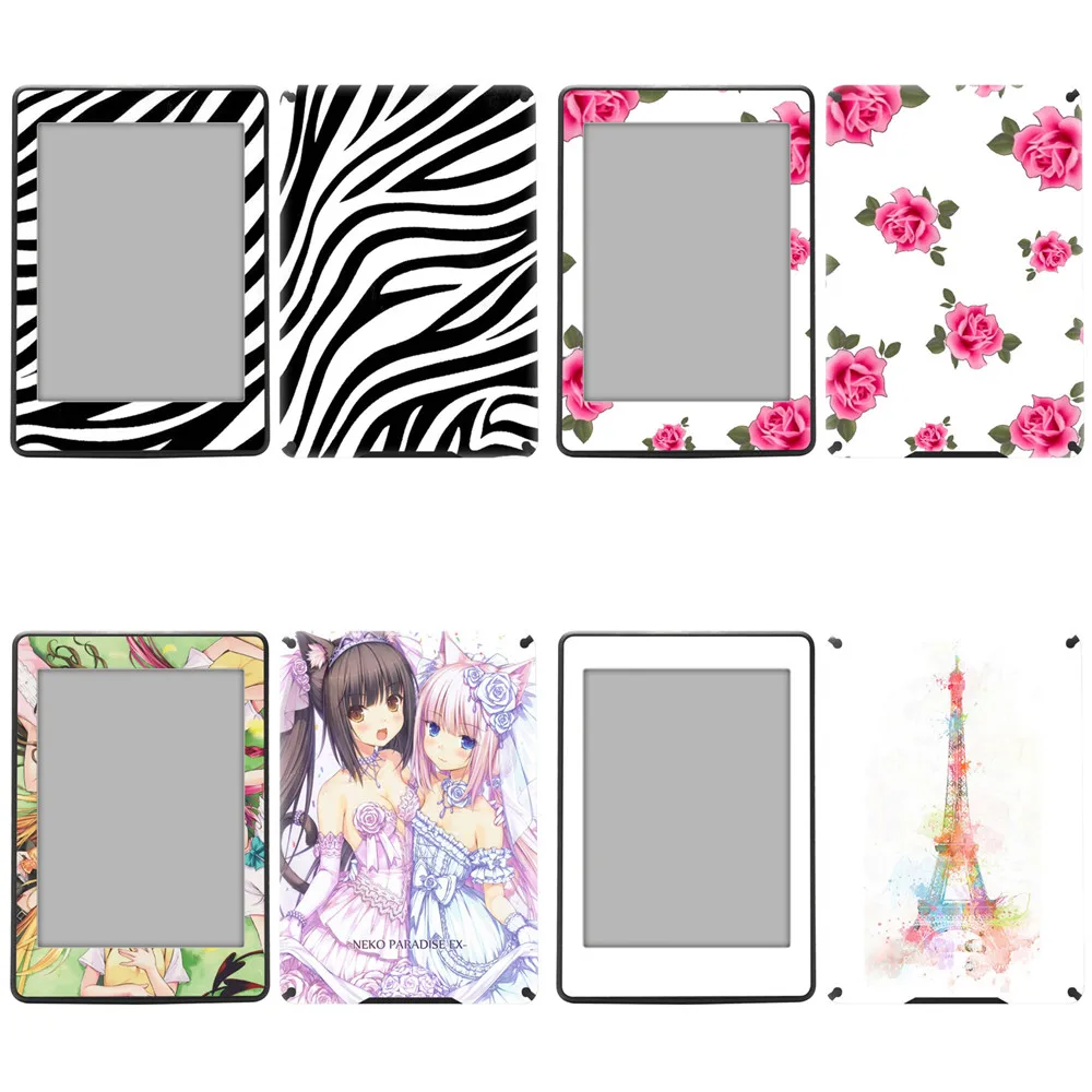 Skin Sticker Ultra-Thin Vinyl Decorative Cover Protector stickers for Amazon kindle paperwhite 1 paperwhite 2