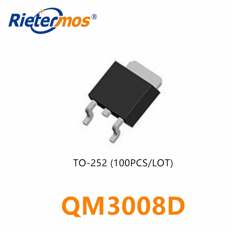 

100 шт N-CHANNEL 30V QM3008D QM3008 TO252 высокое качество