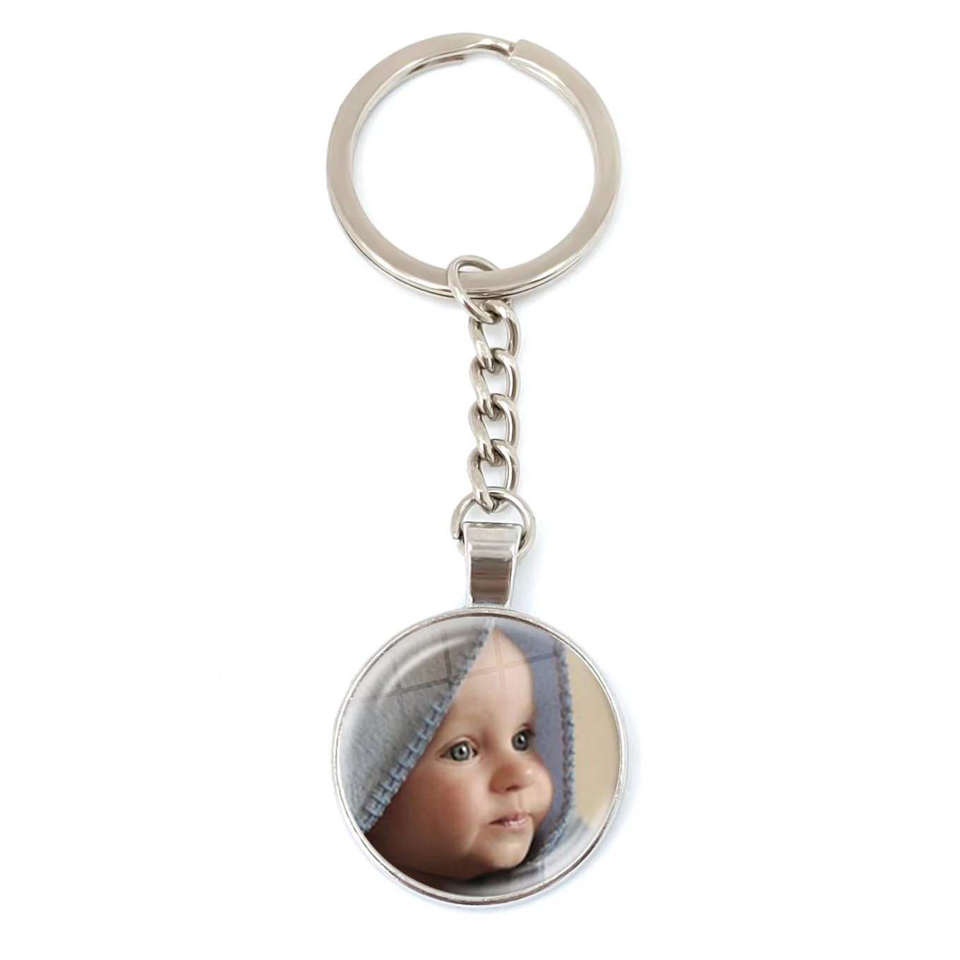 Personalized Custom Keychain Photo Mum Dad Baby Children Grandpa Parents Custom Designed Photo Gift For Family Anniversary Gift