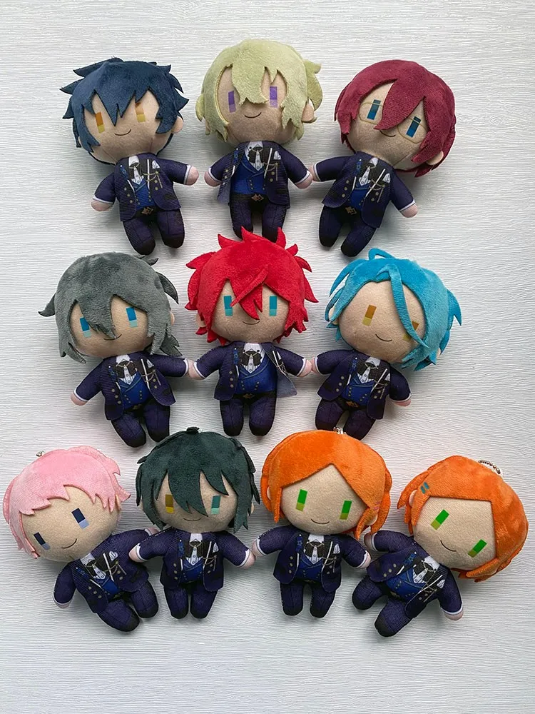 

Stuffed Es Idol Plush Pendant Toys Ensemble Stars Ogami Koga Amagi Rinne Himeru Tomoe Hiyori Collectible Dolls Bag Ring Gift Toy