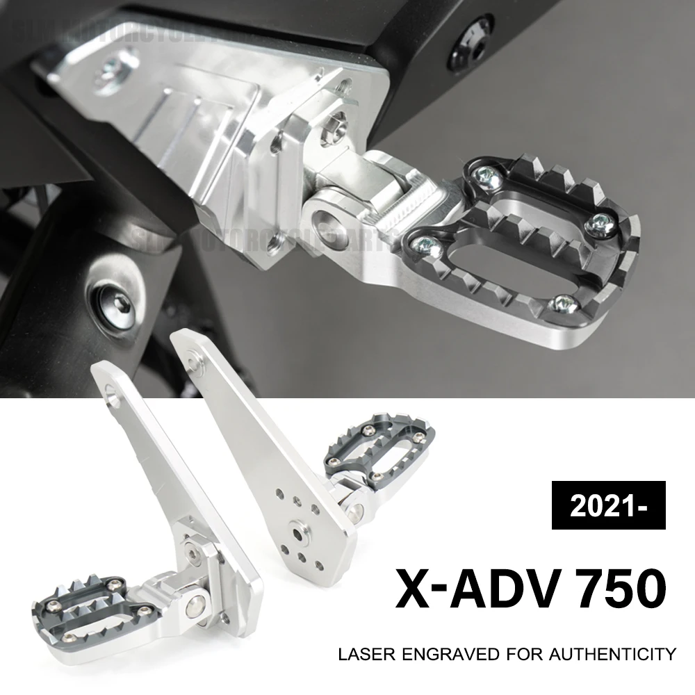 

New 2021 2022 FOR HONDA XADV750 X-ADV X ADV XADV xadv 750 Motorcycle accessories Folding Rear Foot Pegs Footrest Passenger