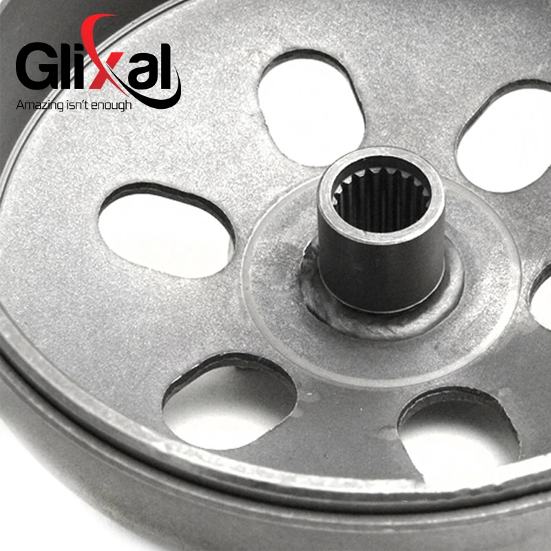 Glixal GY6 125cc 150cc Gas Scooter Clutch Bell Cover Bell Housing for 152QMI 157QMJ Engine Moped ATV Buggy Go-Kart