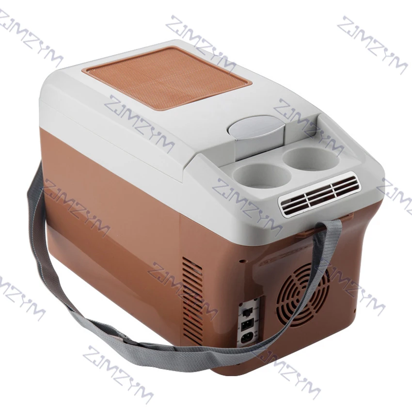 15L 12/24Vรถตู้เย็น220V Miniแบบพกพาตู้เย็นคอมเพรสเซอร์กลางแจ้งปิกนิกอาหารเครื่องทำความร้อนทำความเย็นตู้แช่แข็งcooler