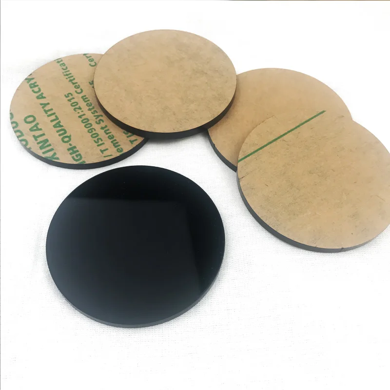 10 Pieces 72mm Diameter Round Acrylic Discs For Crafts Blank Unfinished Circle Pieces For Painting Writing DIY Home Decor