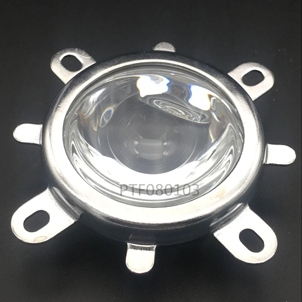 3 szt. 44mm soczewka 50mm reflektor kolimator stały uchwyt mocujący światło wysokiej jakości do 50W 100W COB LED