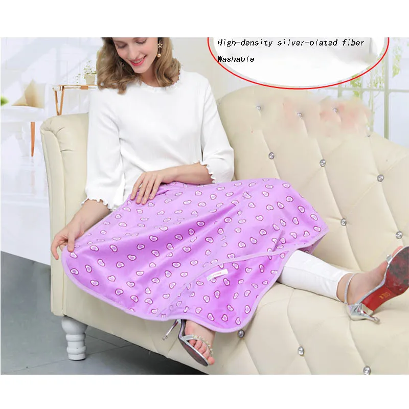 Bellyband Apron During Pregnancy Silver Fiber Radiation Blanket Double Layer Design   High-density Silver-plated Fiber