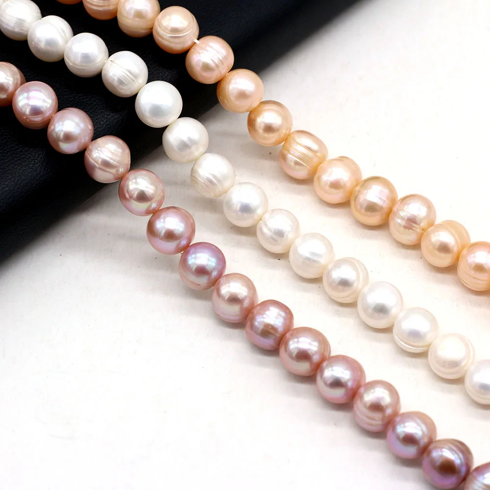 100% Natural Freshwater Pearl Rice Beads Exquisite Spacer Loose Bead For Jewelry Making DIY Charms Bracelet Necklace Accessories