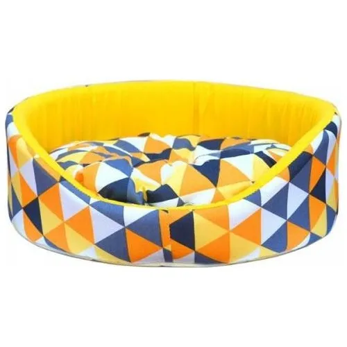 Cat Mozz Butterfly Oval Donut Bed Fabric