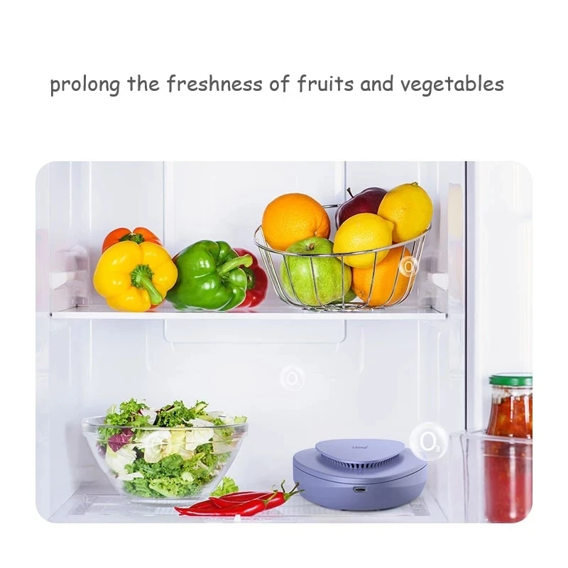 Kuchnia ozonizator oczyszczacz powietrza domowy Mini dezodorujący Usb akumulator oczyszczanie do lodówki przenośna przestrzeń czysty zapach