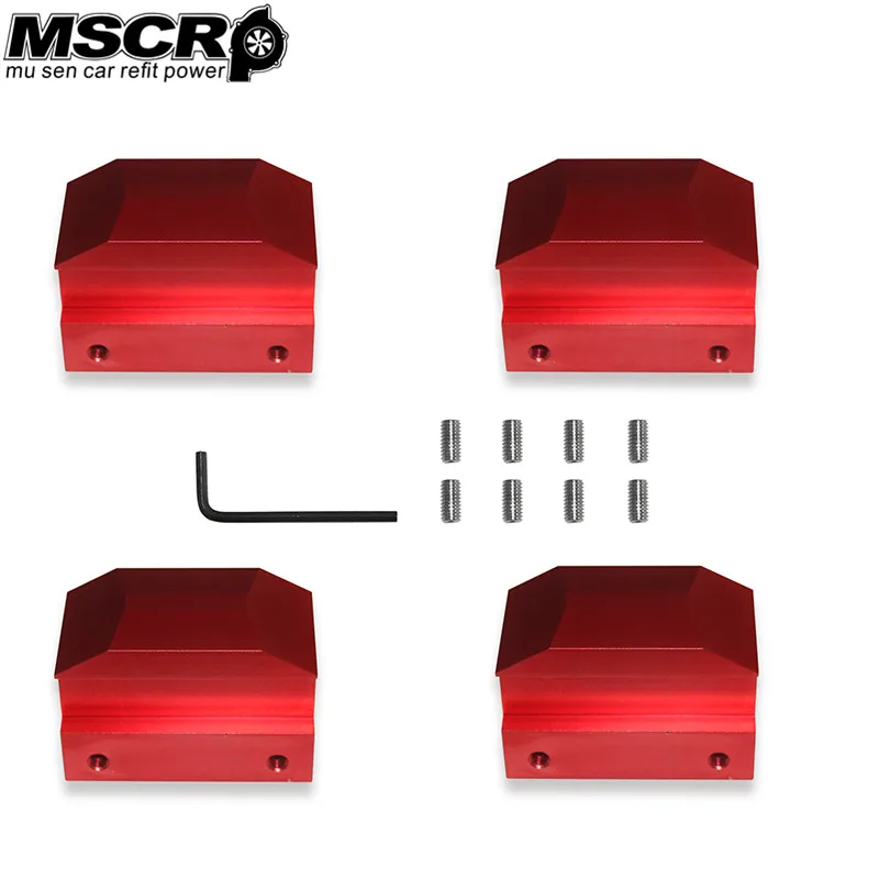 Red Jacking Lifting Pad for 6th Gen Chevrolet Camaro for 5Th Gen Camaro 10-15 Lexus GSF Ford Except Convertable-YX03088