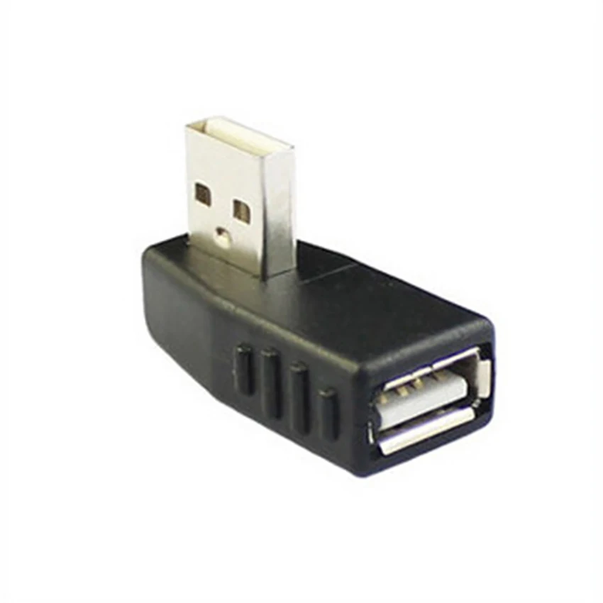 USB 2.0 3.0 Adapter 90° Male to Female Coupler Plug Plug Left Angle and Right Angle