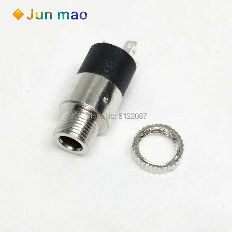 10Pcs PJ392 3.5MM Stereo Female Sockect Jack with Screw 3.5 Audio Headphone Connector PJ-392 Cylindrical Socket