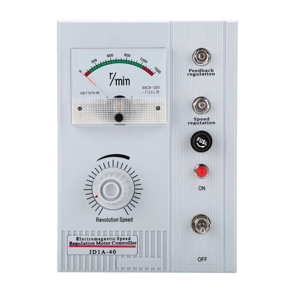 Motor Speed Controller Governor JD1A-40 AC 220-240V  15-40Kw Motor Pinpoint Regulator 132-1320RPM Controller