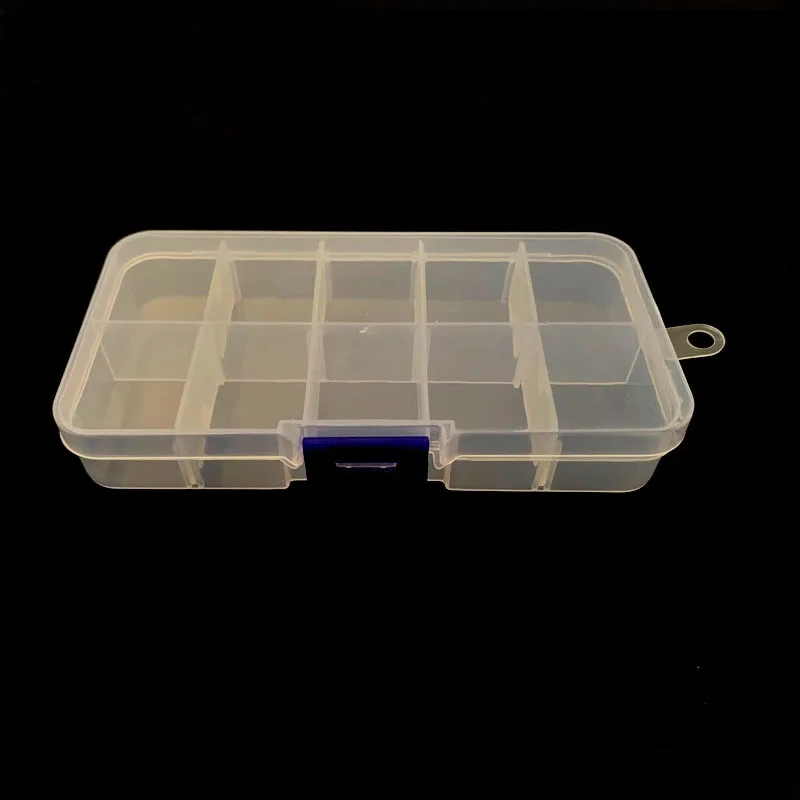 10 Sizes Plastic Storage Boxes Compartment Container For Home Jewelry Sewing Accessories Tools Rectangle Box Case