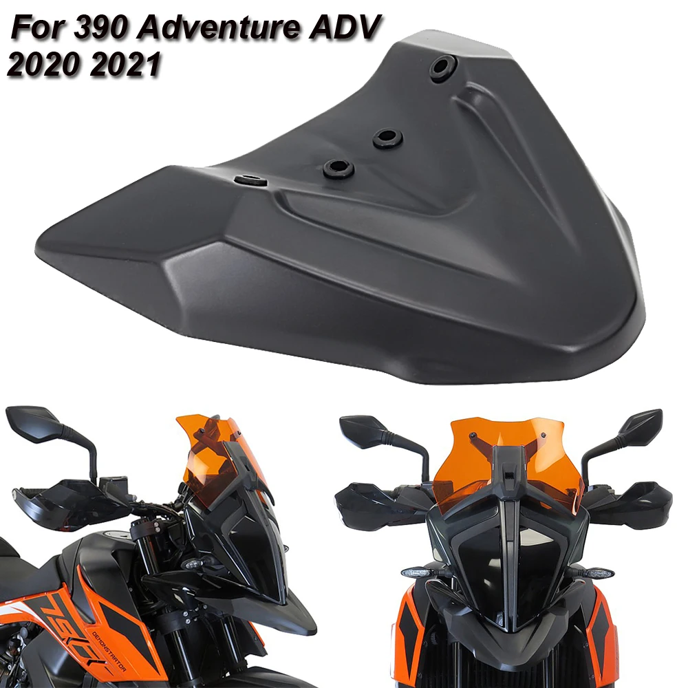 

For 390 Adventure ADV 2020 2021 Motorcycle Accessories Front Fender Mudguard Beak Cowl Guard Extension Wheel Cover Fairing