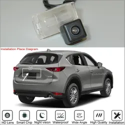 For Mazda CX-5 cx5 2017 2018 2019 KF Car Rear View Camera Auto Backup Reverse Parking Rearview Camera