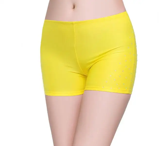 Women Casual Fitness Yoga Shorts High Waist Running Gym Stretch Sports Short Pants