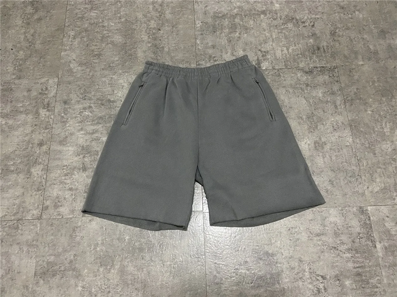 SEASON 6 Kanye West Shorts Women Hip Hop Washed Make Old 1:1 High Quality Shorts Innen saison Tag Reithose men casual shorts