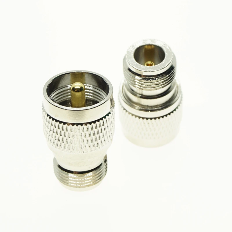 UHF SO239 PL259 TO UHF BNC N SMA SO239 PL259 male female flange mount angle RF Coaxial Coax Connector Adapter Brass Converter