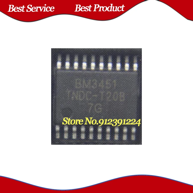 10 Pcs/Lot BM3451TNDC-T20B BM3451 TSSOP-20 New and Original In Stock