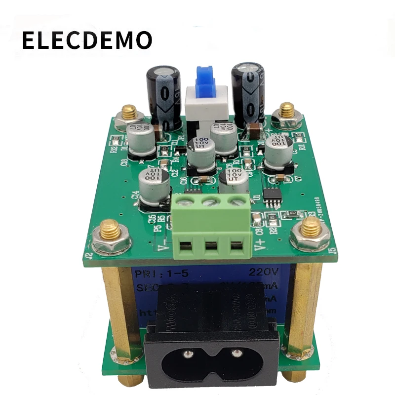 AC-DC liniowy moduł zasilania 220V do + 5V podwójny moduł zasilania 1mV ultra-niskie tętnienia wysoka precyzja