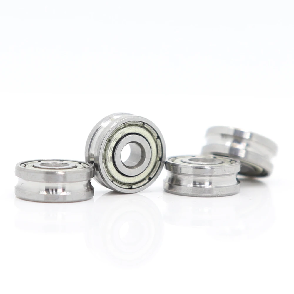 V031004 ( 4PCS ) V Groove Sealed Ball Bearing 3*10*4 mm Pulley Wheel Bearings V2/0.5 Guide Track Rlooer Bearing