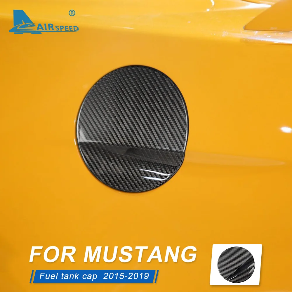 

Real Hard Carbon Fiber for Ford Mustang 2015 2016 2017 2018 2019 2020 2021 2022 Accessories Sticker Car Tank Cap Fuel Tank Cover