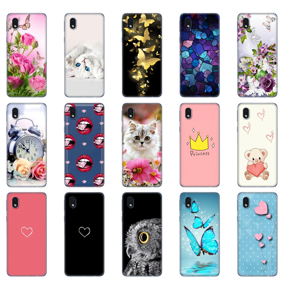 For Samsung Galaxy A01 core Case Bumper Silicon Soft TPU Back Phone Cover For Samsung A01 core SM-A013 Case 5.45 inch Fundas