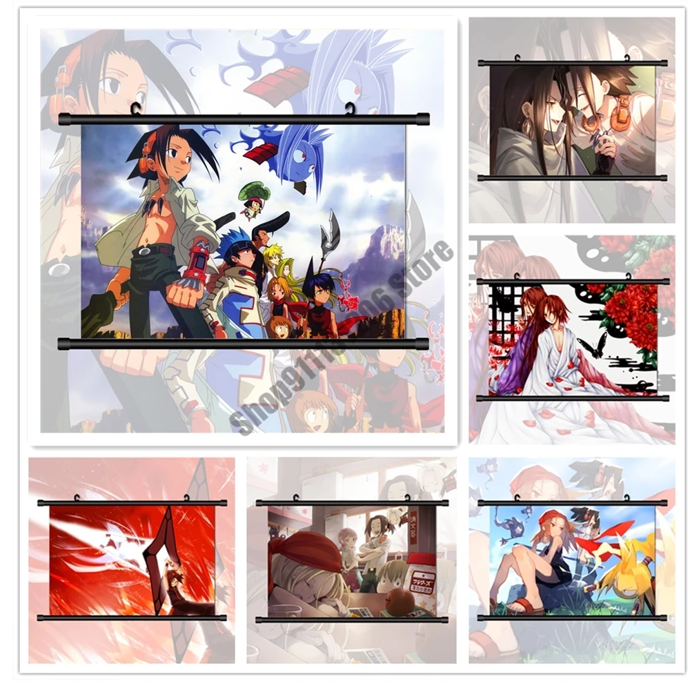 DIY Diamond Painting Anime Diamond Mosaic Shaman King Asakura Yoh Hao Kyouyama Anna Embroidery Cross Stitch Kits Home Decor