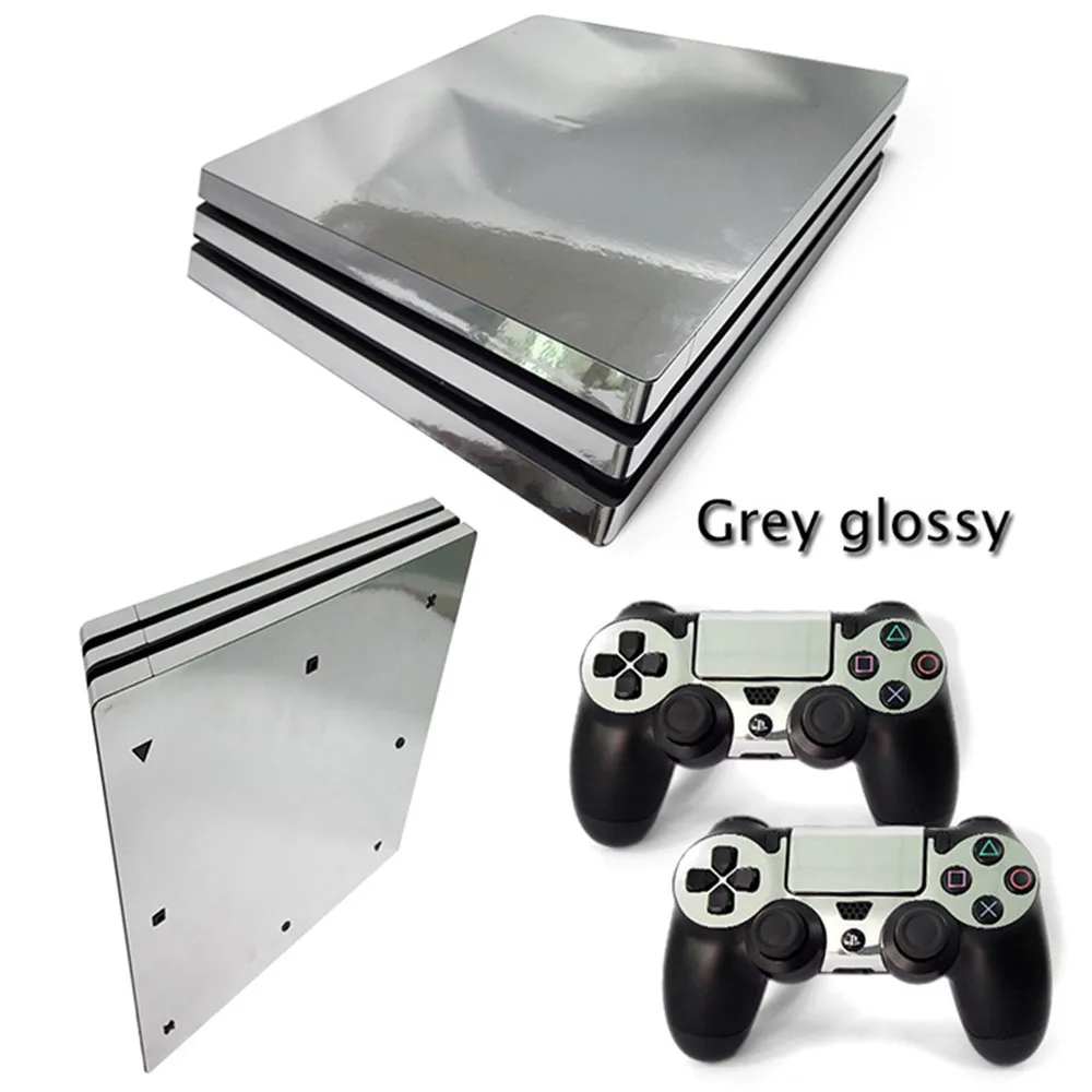Gold red grey Green glossy Custom design decal for ps4 pro vinyl decal skin sticker