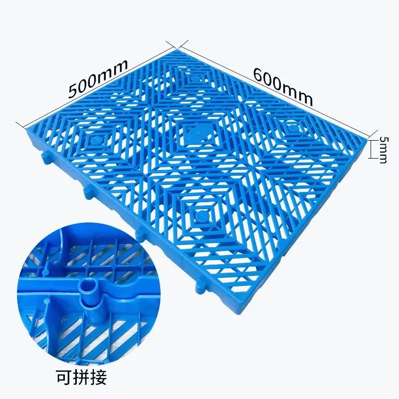 Plastic Pallet Storage Shelf Forklift Stacking Pad Warehouse Floor Mat Damp Proof Board Floor Mat Warehouse Board