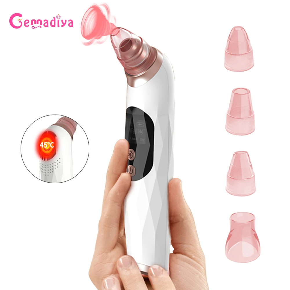 Facial Blackhead Remover Electric Acne Cleansing Massager Black Point Vacuum Spots Pore Cleaner Machine Skin Care Beauty Devices