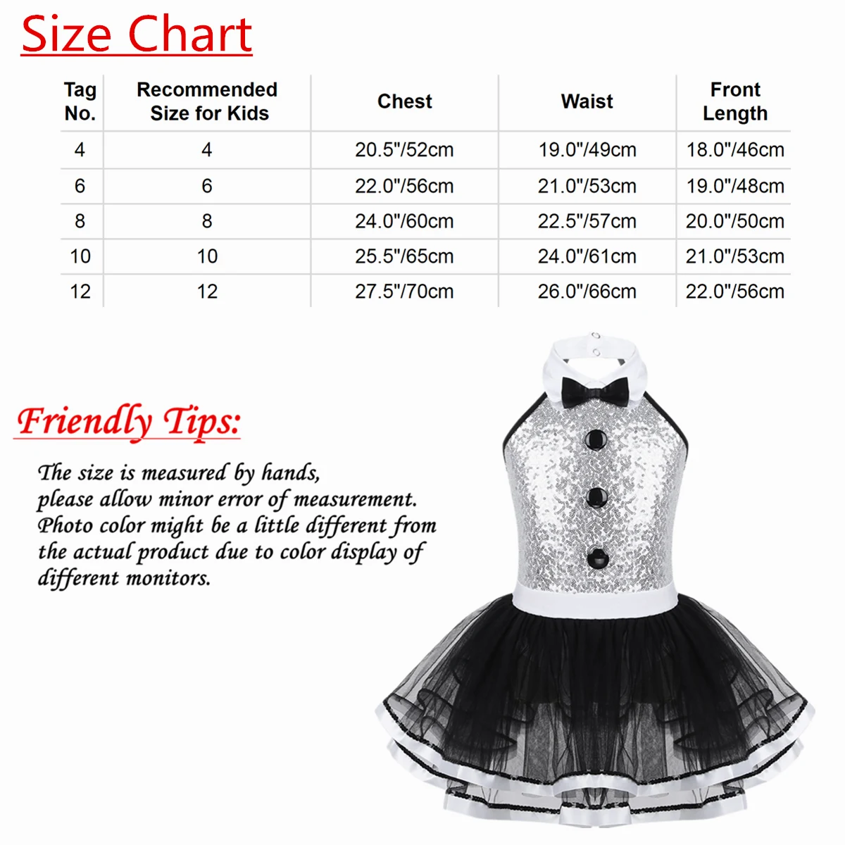 Kids Girls Sleeveless Shiny Sequins Ballet Dance Gymnastics Leotard Mesh Tutu Dress Modern Dance Performance Show Costume