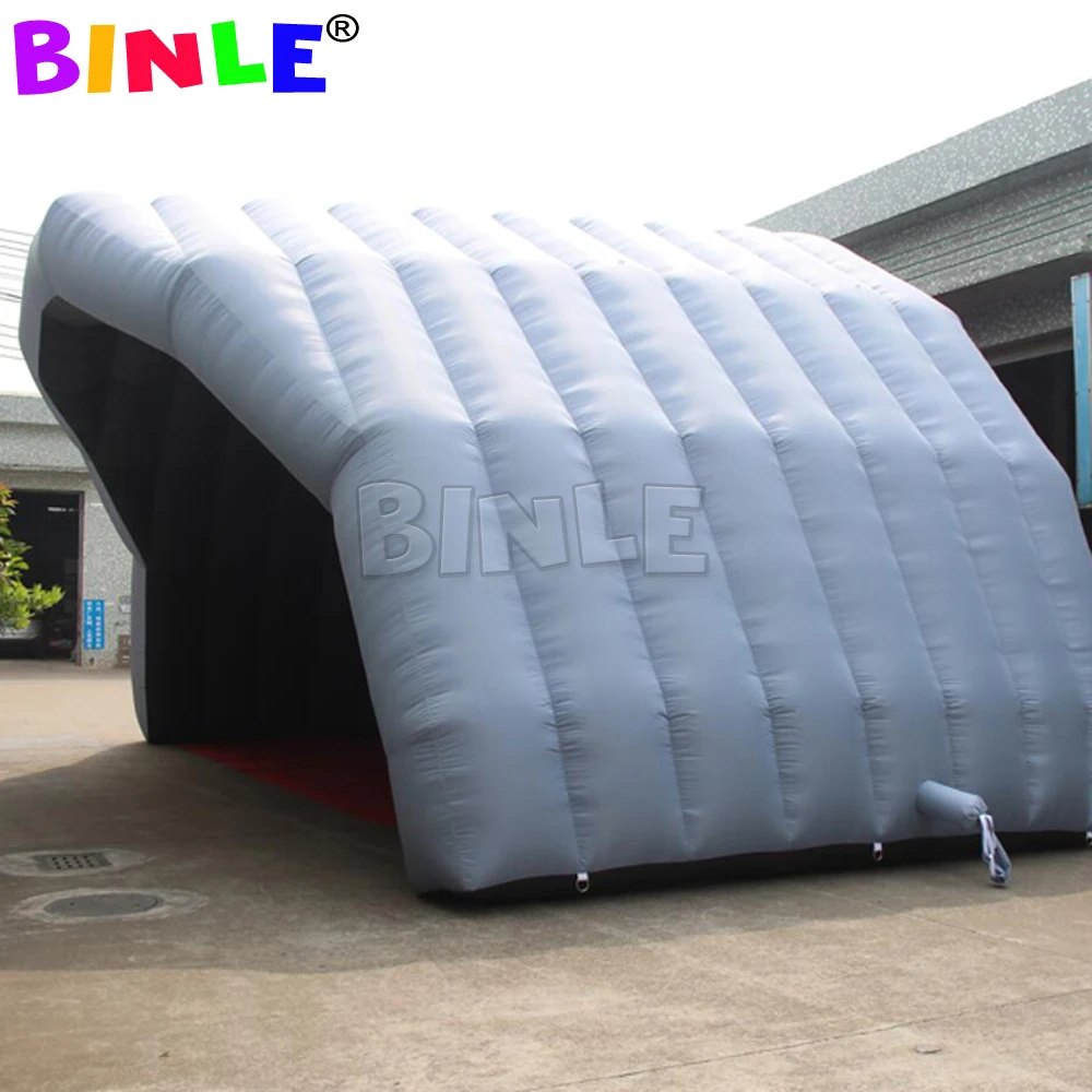 Hot selling creative 10x8x5m waterproof giant inflatable stage cover inflatable stage roof  event tent for band performance