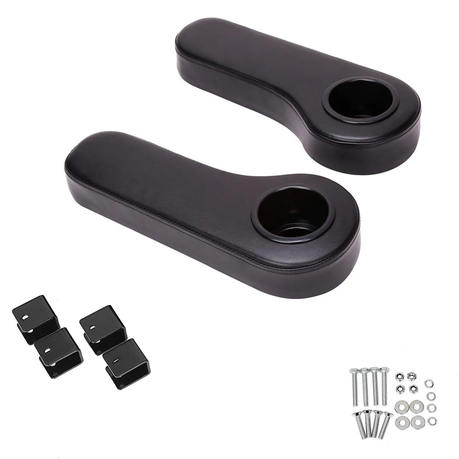 

Подлокотники для гольф-мобиля на заднее сиденье | Не требует сверления, универсальный подлокотник подходит для EZGO, Club Car, Yamaha Гольф-мобиль с задним сиденьем