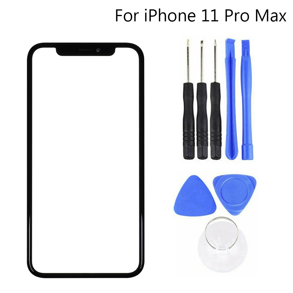 Replacement Outer Front Glass Screen Repair Kit for iPhone X XR XS 11 Pro Max