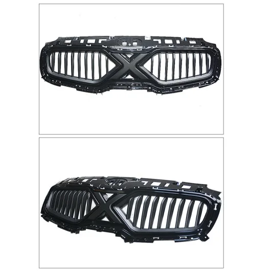 EXTERIOR AUTO FRONT MESH MASK TRIMS COVERS FRONT BUMPER ABS MODIFIED GRILL GRILLS FIT FOR KIA SPORTAGE KX5 AUTO GRILLE 2015-2018