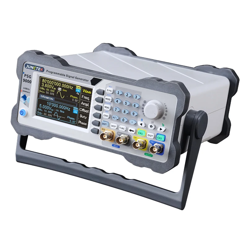 Junctek novo profissional 80mhz psg9080 gerador de sinal programável controle digital com tipo plugue da ue