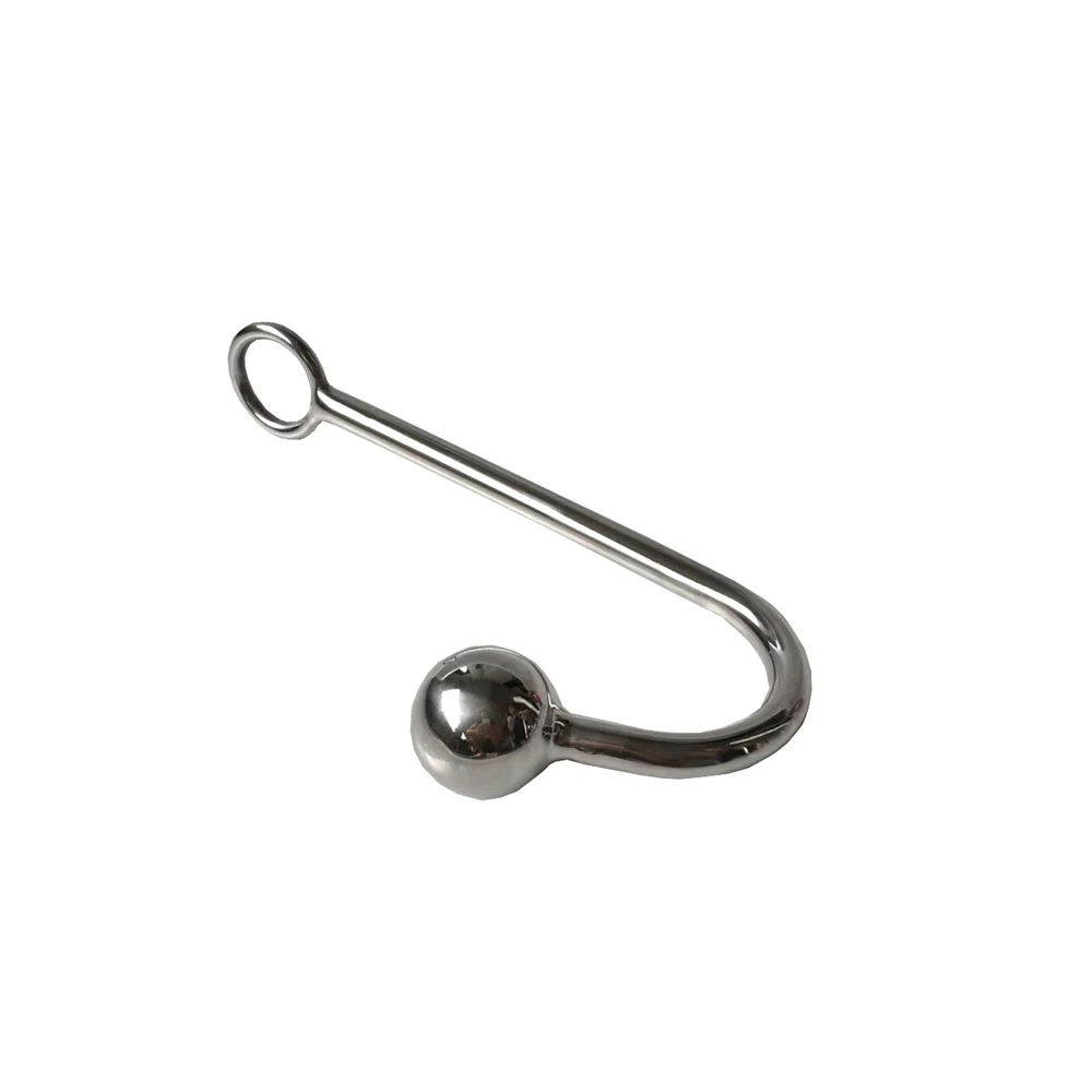 Stainless Steel Anal Vagina Hook Plug Dildo Ball Beads Stimulating Massage Flirt Within Temptation Erotic Sex Toys for Adult SM