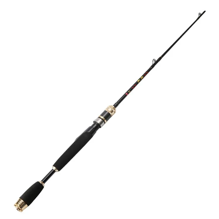 Ultra-light carbon boat/raft rod micro-lead soft tail slightly rod 2 tips all titanium and semi-titanium 1.0M-1.5M fishing rod