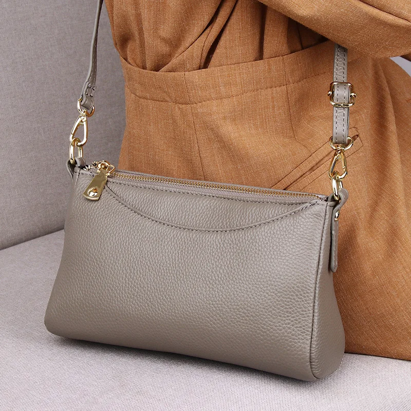 Fashion Handbag Women Small Bag Genuine Leather Luxury Crossbody Bag for Women Ladies Tassel Shoulder Messenger Bags Purse