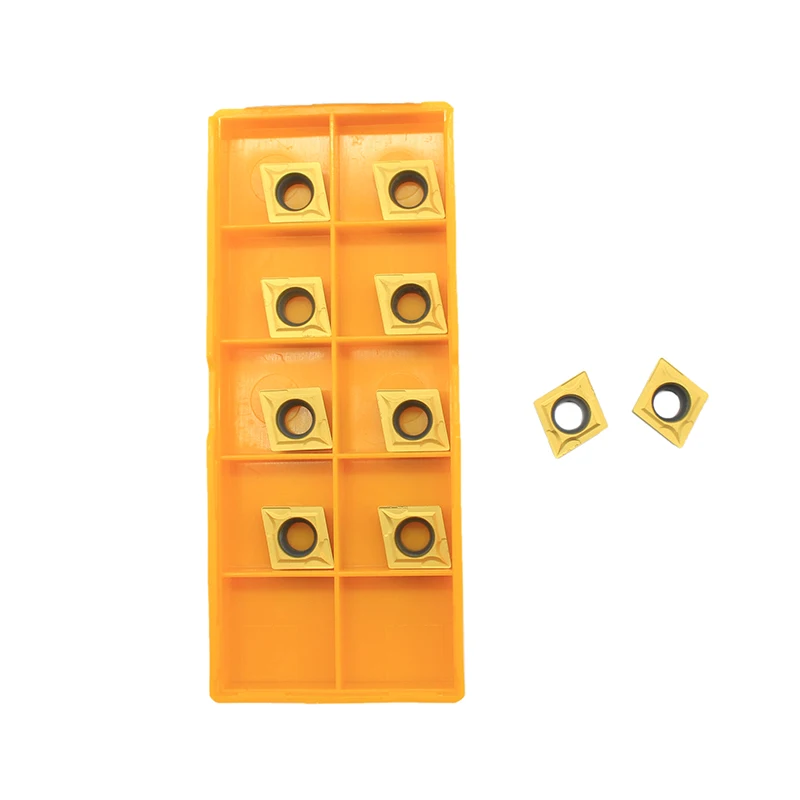 CCMT060204 CCMT09T304 CCMT09T308 VP15TF UE6020 US735 CNC กลึงภายในเครื่องมือคาร์ไบด์เครื่องกัดเครื่องมือเครื่องกลึงโลหะเครื่องมือ CCMT