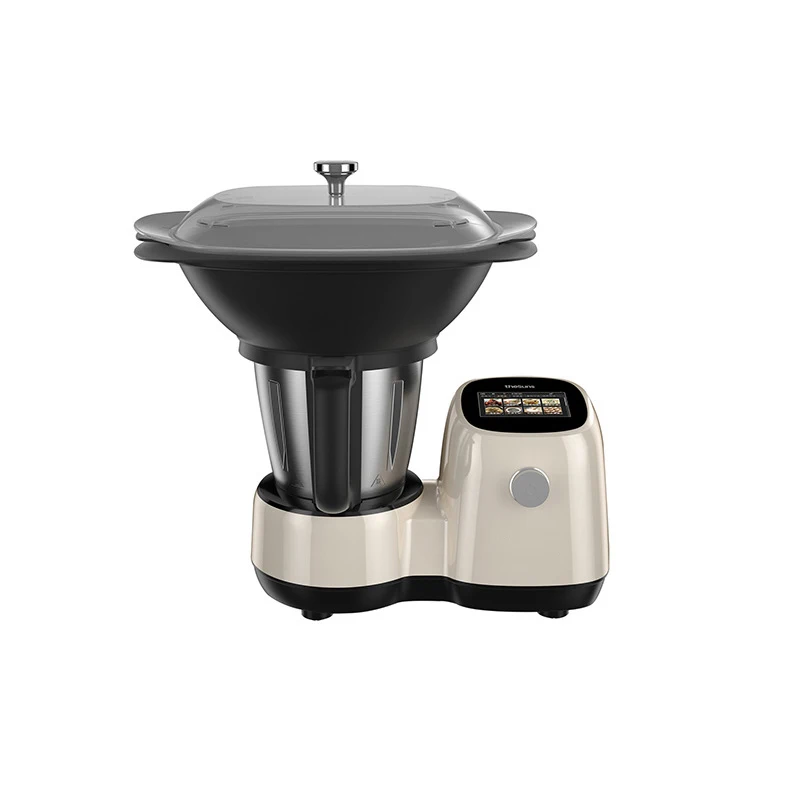 ماكينة طهي ذكية 2L CF5 ماكينة طهي منزلية متعددة الوظائف على الحائط مكسورة ماكينة ووك أوتوماتيكية 1100 وات