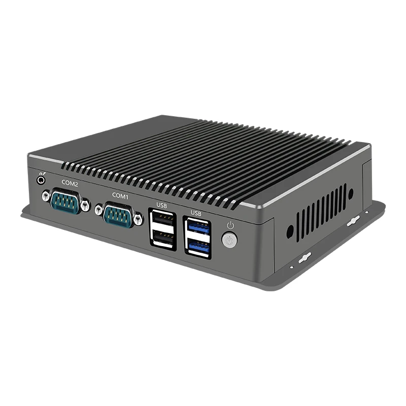 IKuaiOS G40 без вентилятора Nano IPC Celeron J4125 2x1GbE LAN для автоматизации IoT Machine Vision DAQ 2xRS232 BKHD-1090