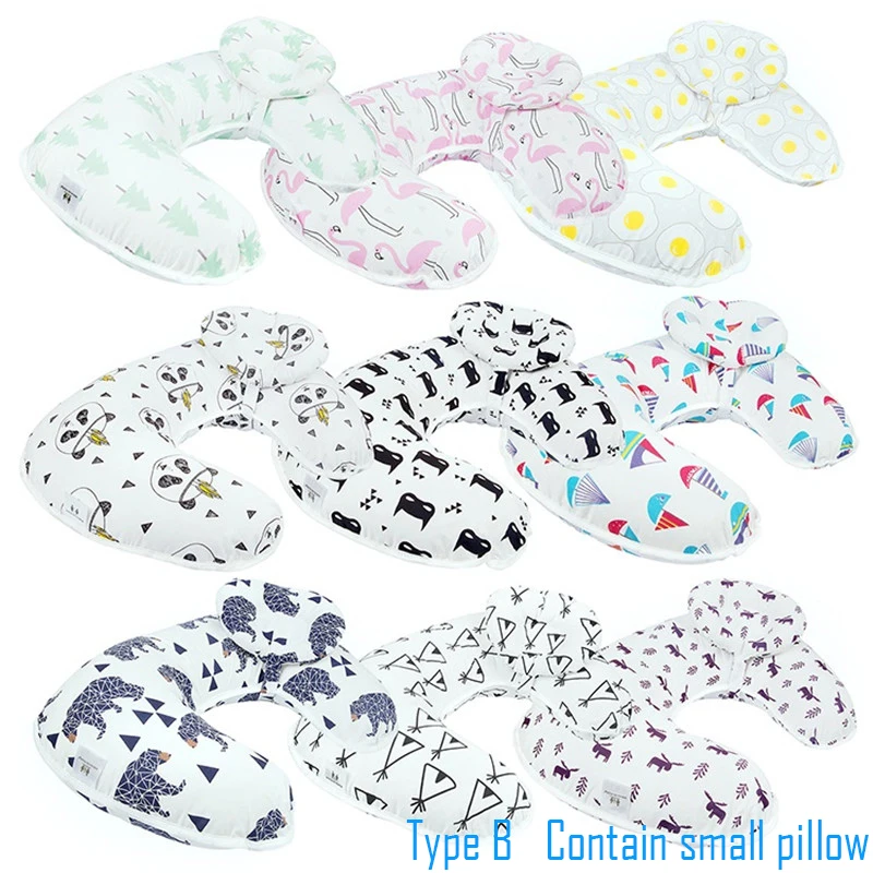 Baby Nursing Pillows Cotton Maternity Newborn Baby U-Shaped Breastfeeding Pillow Infant Feeding Waist Cushion Baby Care