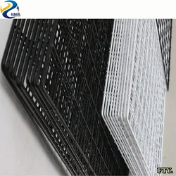 2PCS Metal grid white iron mesh supermarket shelf display rack kindergarten environmental innovation decoration hanging net