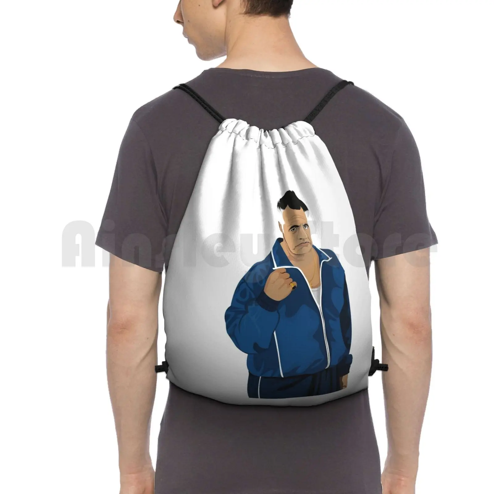 The Sopranos Backpack Drawstring Bag Riding Climbing Gym Bag The Sopranos