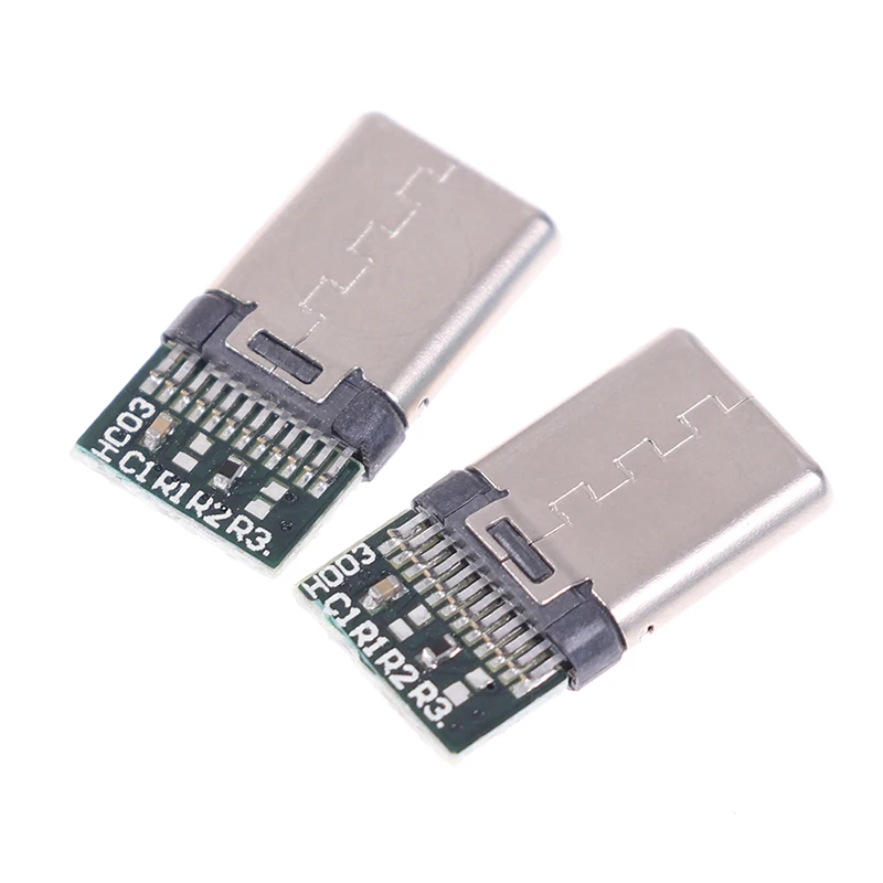 5/10 adet USB 3.1 tip C erkek DIY lehim kablosu fiş konnektörü soket PC kartı